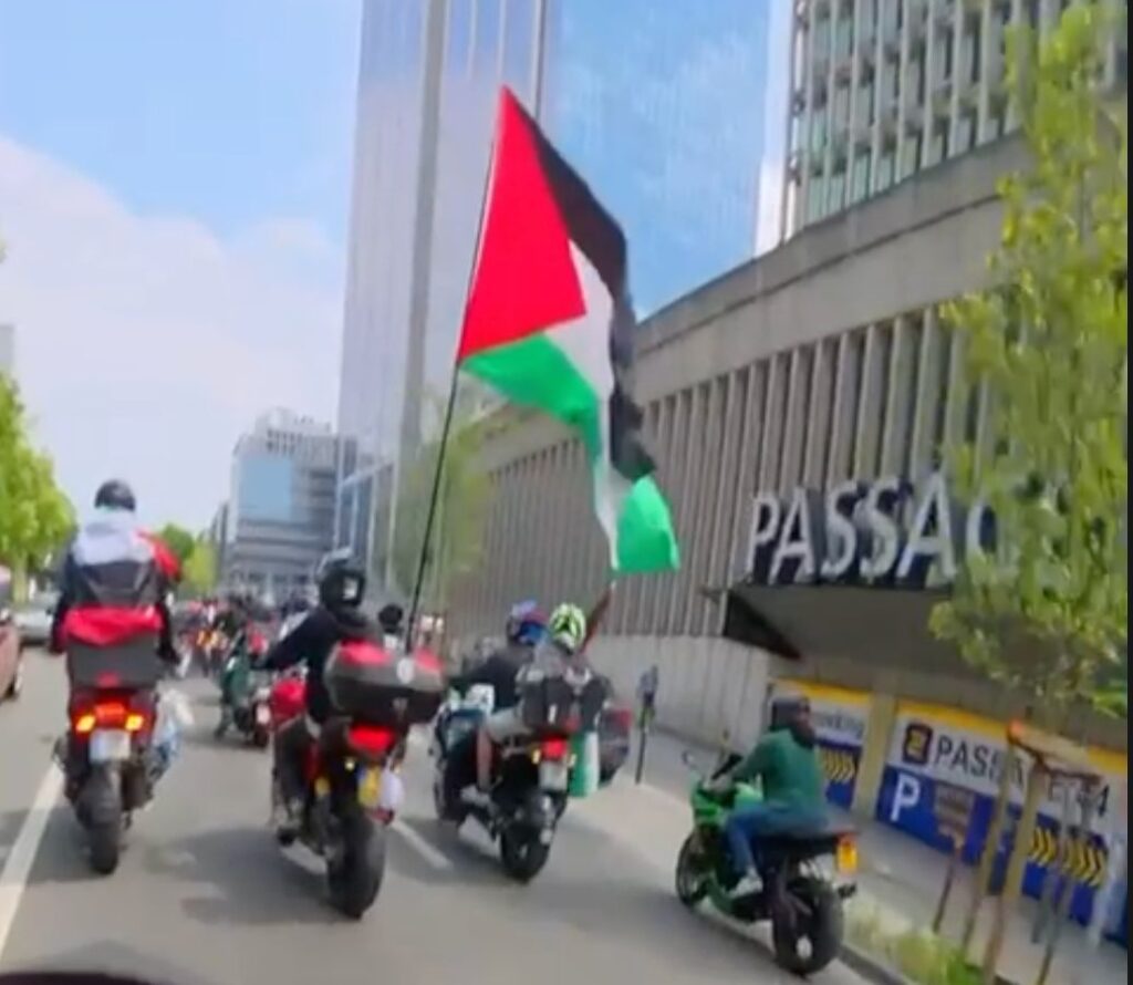 موكب دراجات نارية يوحّد الشعوب دعمًا لفلسطين